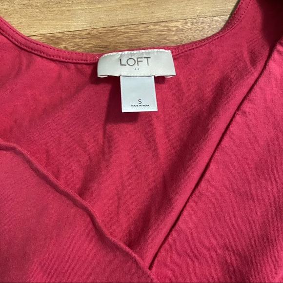 ANN TAYLOR LOFT Women's Soft Red Sundress Tank Dress - Picture 2 of 9